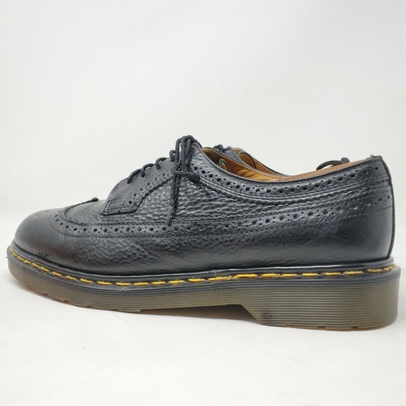 Dr. Martens Mens 3989/42 Oxford Wingtip Shoes - Picture 5 of 12